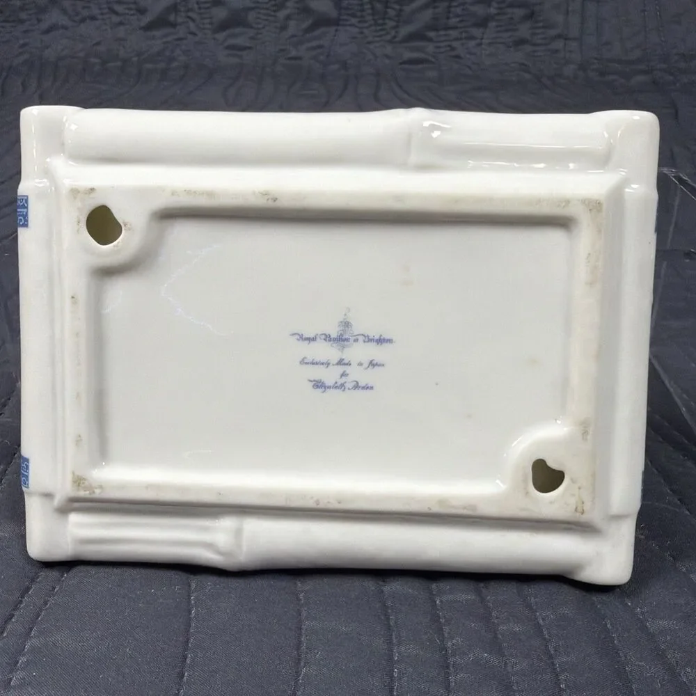 Vintage Elizabeth Arden Royal Pavilion Brighton Porcelain Soap Dish Japan